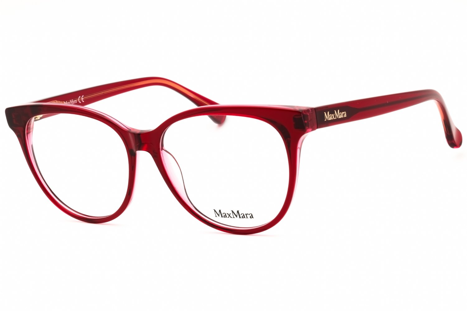 Max Mara MM5012 shiny red/clear demo lens 066 54-14-140 MM