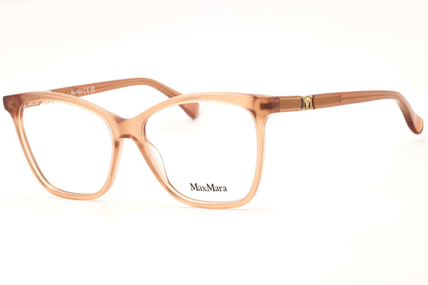 Max Mara MM5017 shiny pink/clear demo lens 072 53-14-140 MM