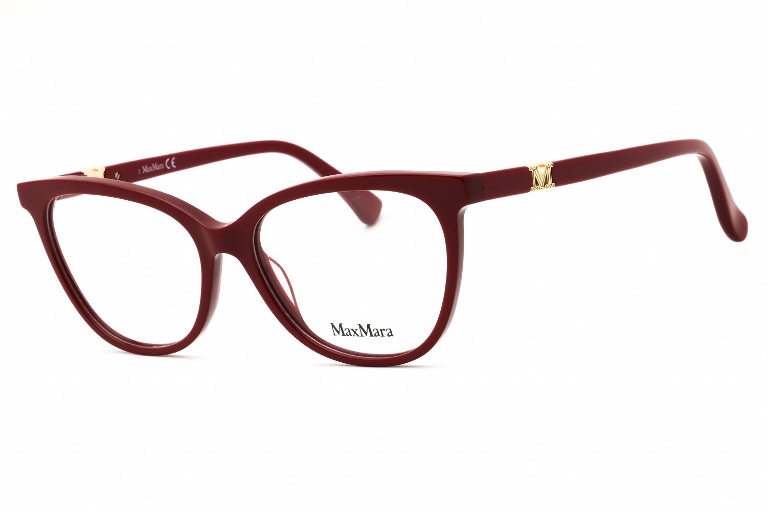 Max Mara MM5018 shiny red/clear demo lens 066 53-15-140 MM