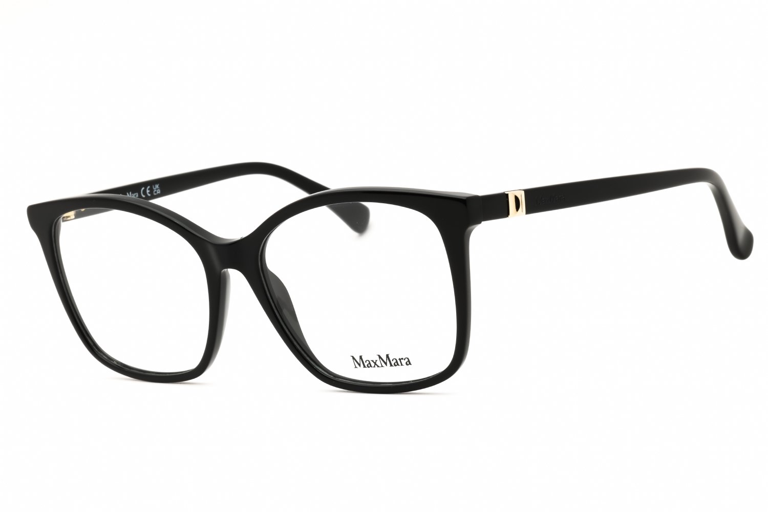 Max Mara MM5023 shiny black/clear demo lens 001 55-16-140 MM