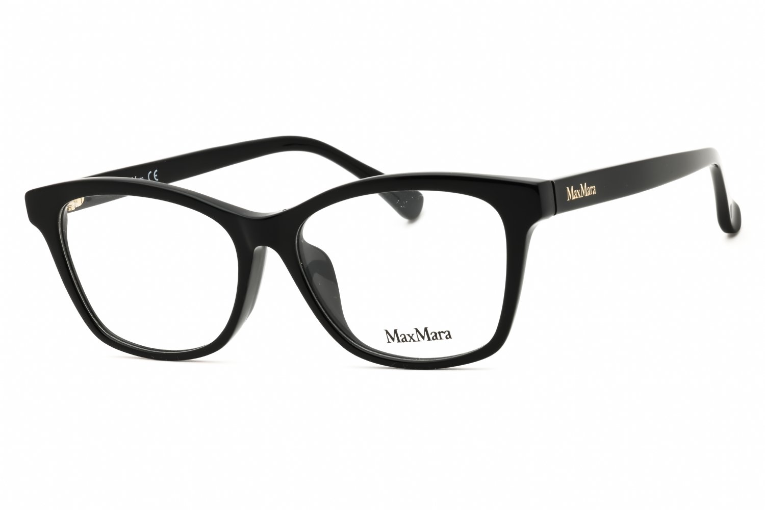 Max Mara MM5032-F shiny black/clear demo lens 001 54-15-140 MM