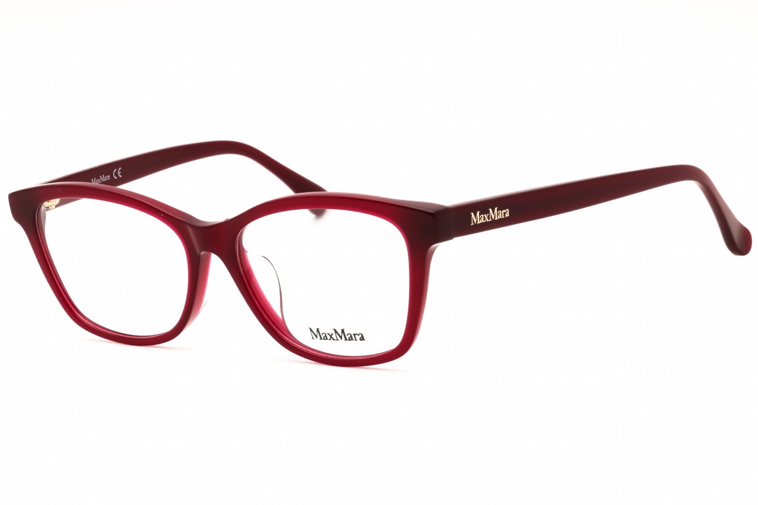 Max Mara MM5032-F shiny red/clear demo lens 066 54-15-140 MM