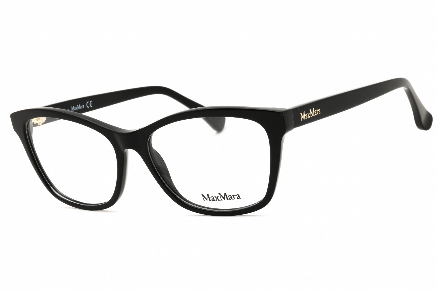 Max Mara MM5032 shiny black/clear demo lens 001 54-15-140 MM