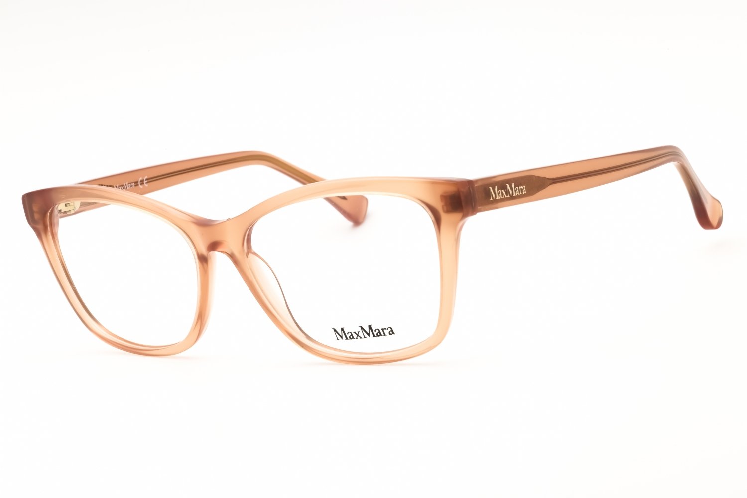 Max Mara MM5032 shiny light brown/clear demo lens 045 54-15-140 MM