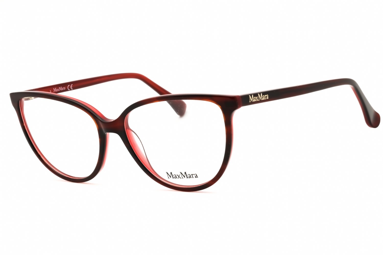 Max Mara MM5055 shiny bordeaux/clear demo lens 069 54-15-140 MM