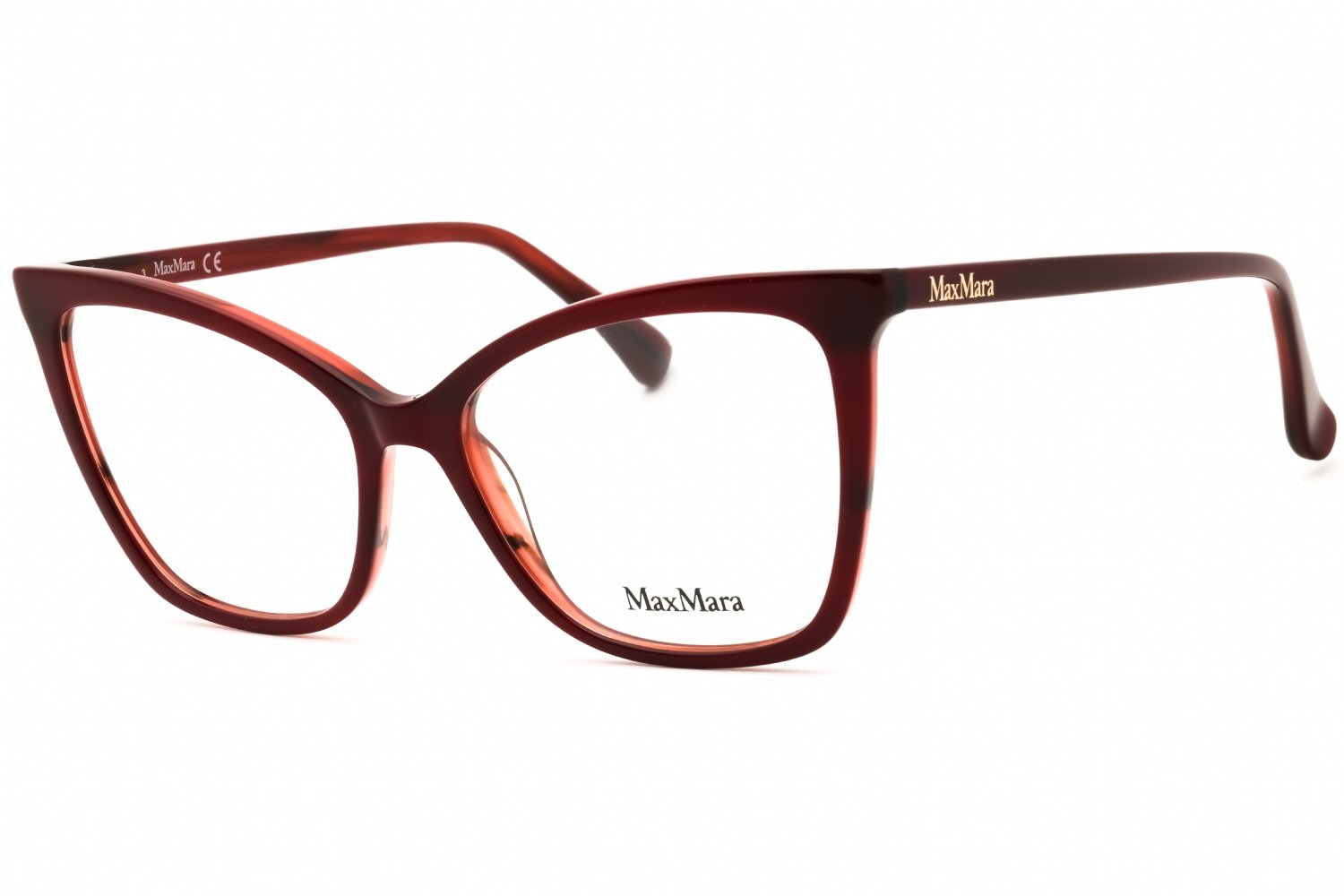 Max Mara MM5060 bordeaux/other/clear demo lens 071 54-16-140 MM