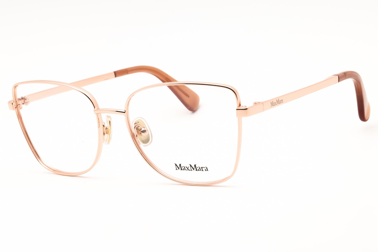 Max Mara MM5074 pink gold/Clear demo lens 033 56-17-140 MM