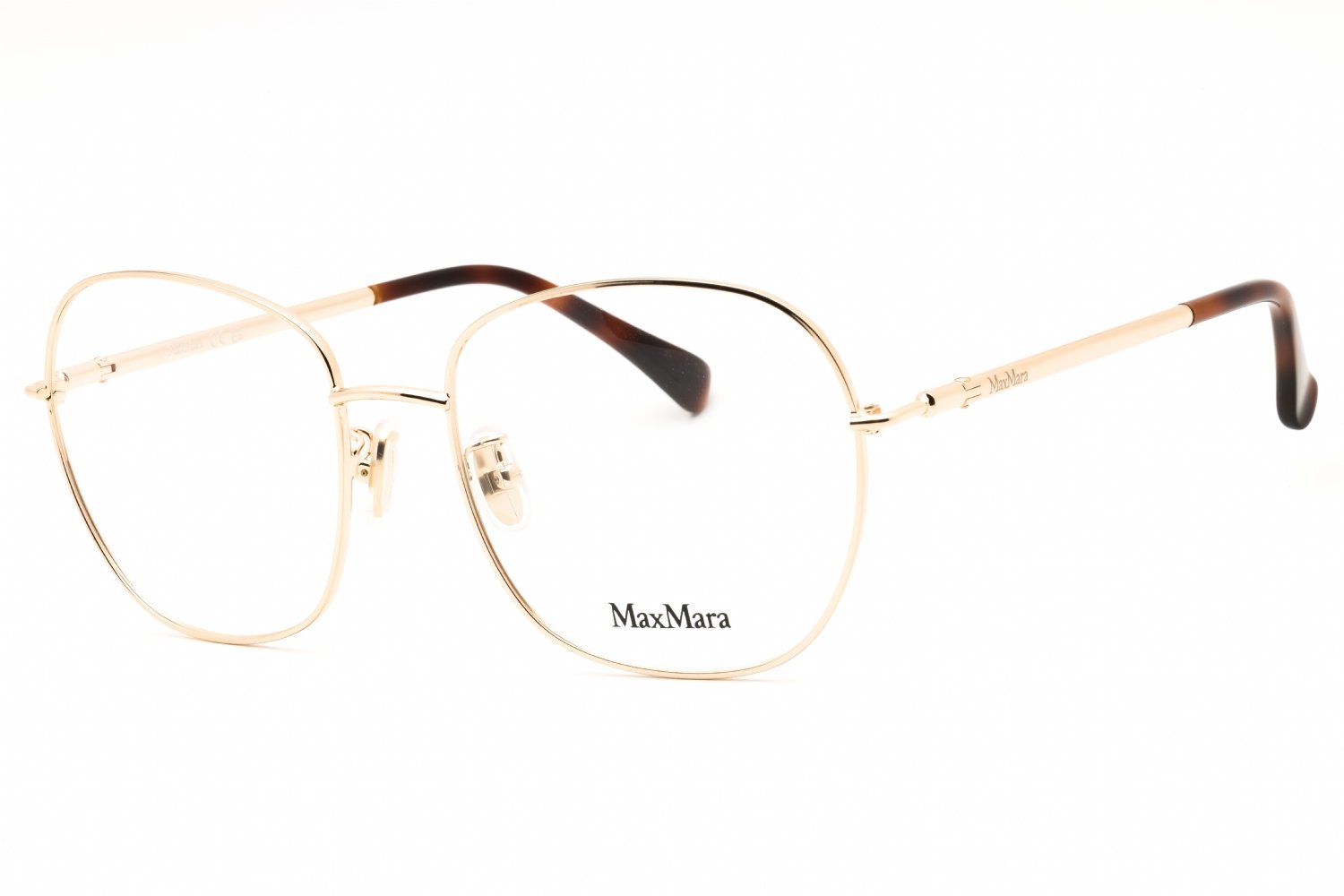 Max Mara MM5077-H pale gold/Clear demo lens 032 56-18-135 MM