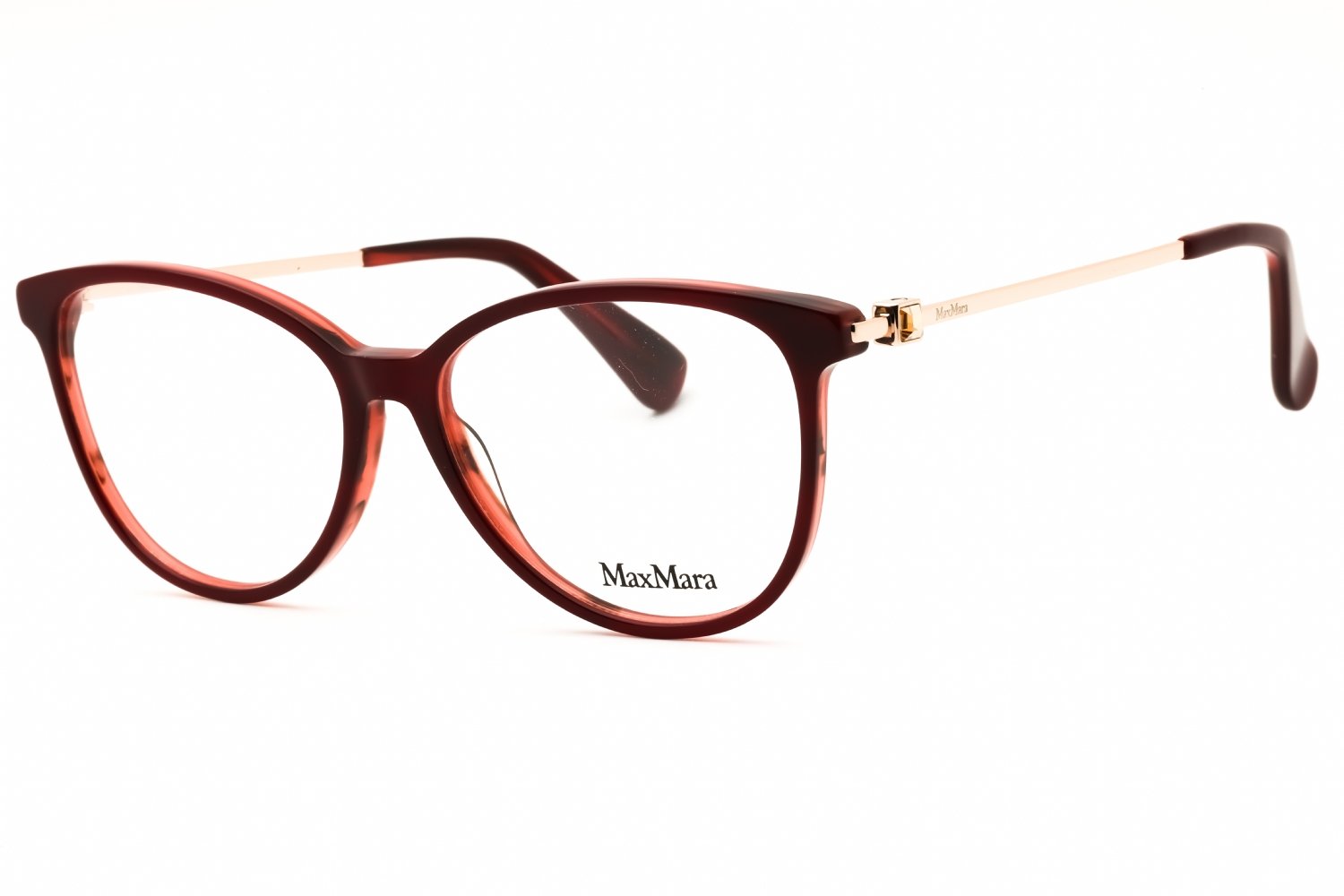 Max Mara MM5078 bordeaux/other/clear demo lens 071 54X14X140