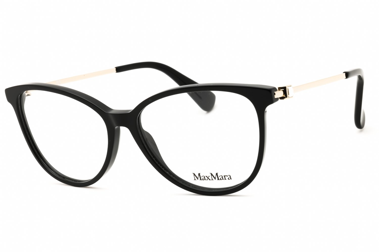 Max Mara MM5078 shiny black/clear demo lens 001 54-14-140 MM