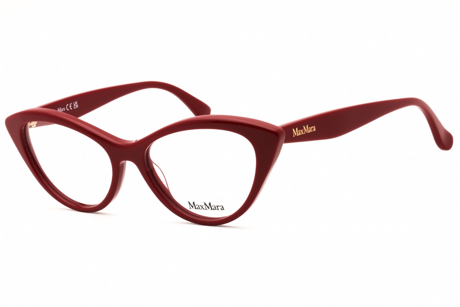 Max Mara MM5083 shiny red/clear demo lens 066 53-16-140 MM