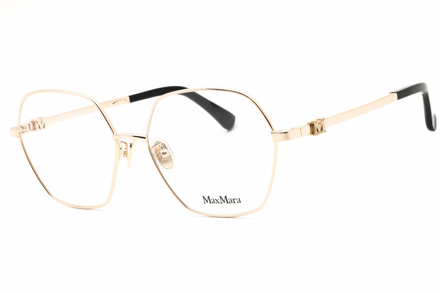 Max Mara MM5087-D pale gold/clear demo lens 032 56-16-145 MM