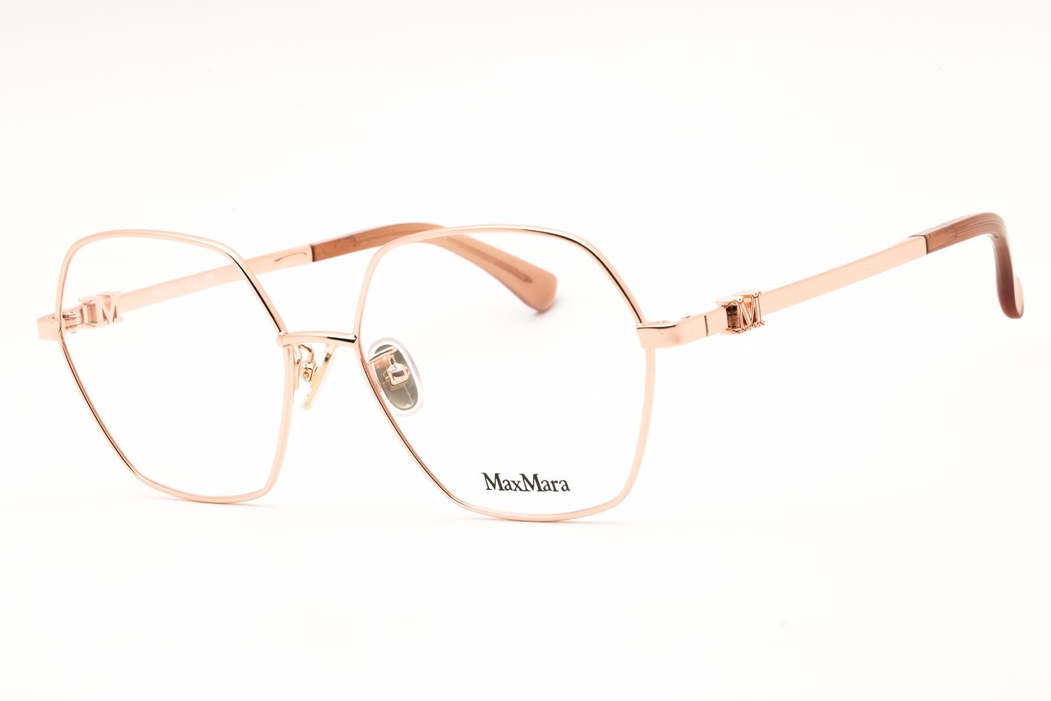 Max Mara MM5087-D pink gold/clear demo lens 033 56-16-145 MM