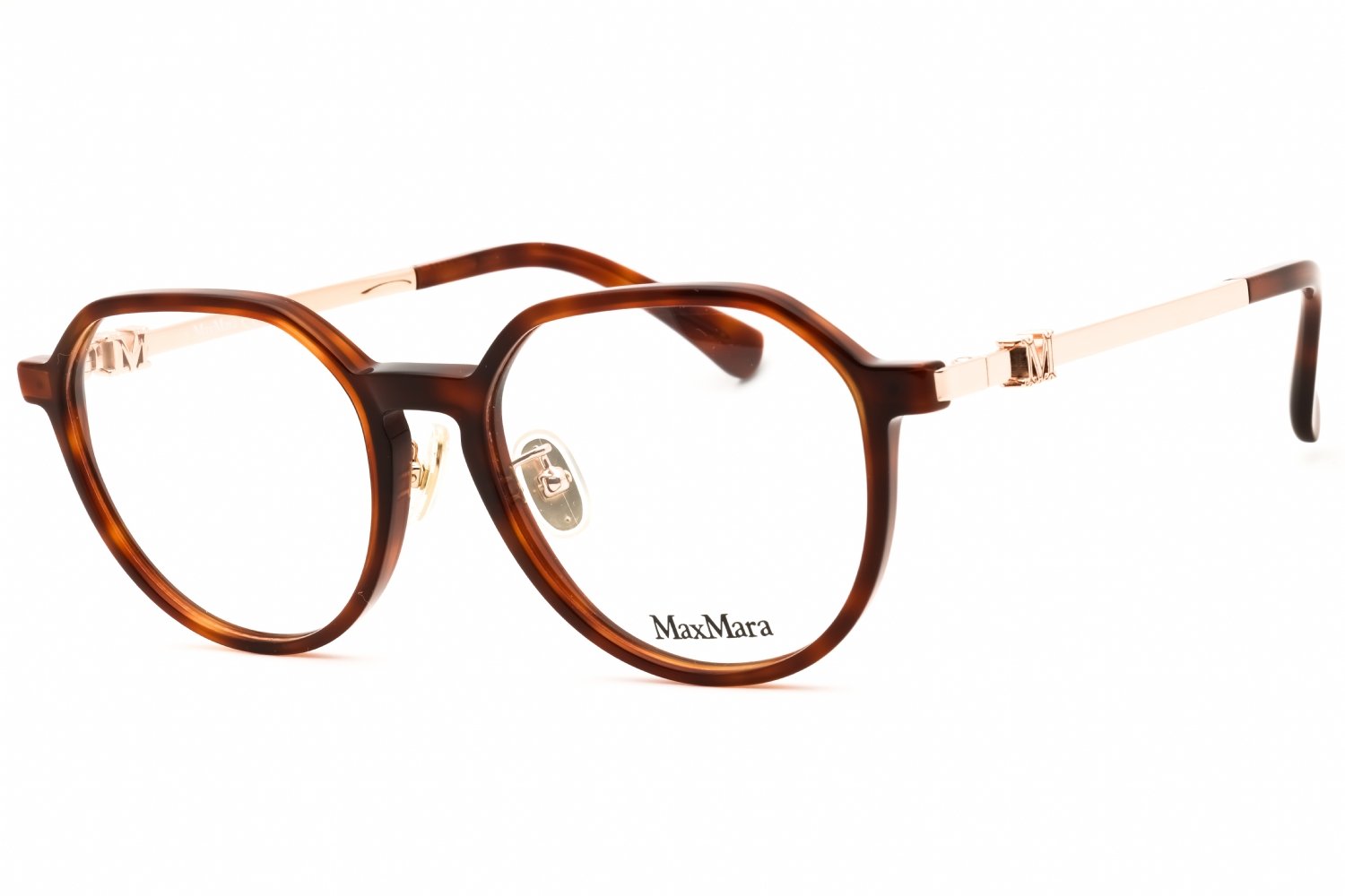 Max Mara MM5088-D blonde havana/clear demo lens 053 53X18X145
