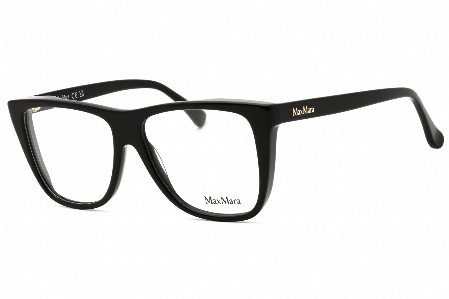 Max Mara MM5096 shiny black/clear demo lens 001 54-14-140 MM