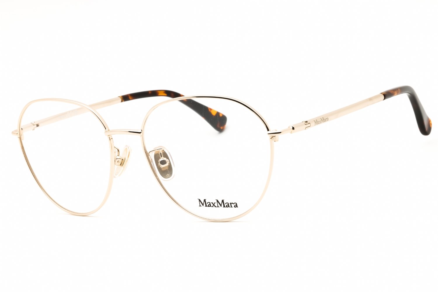 Max Mara MM5099-H pale gold/clear demo lens 032 54-16-135 MM