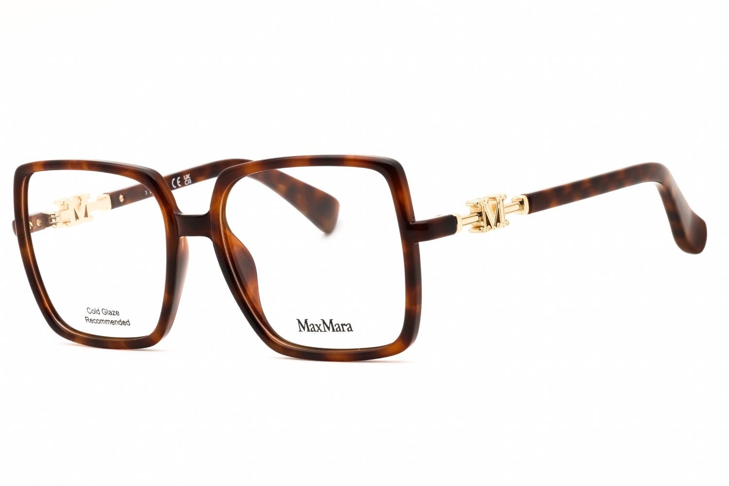 Max Mara MM5108-H blonde havana/clear demo lens 053 55X17X140