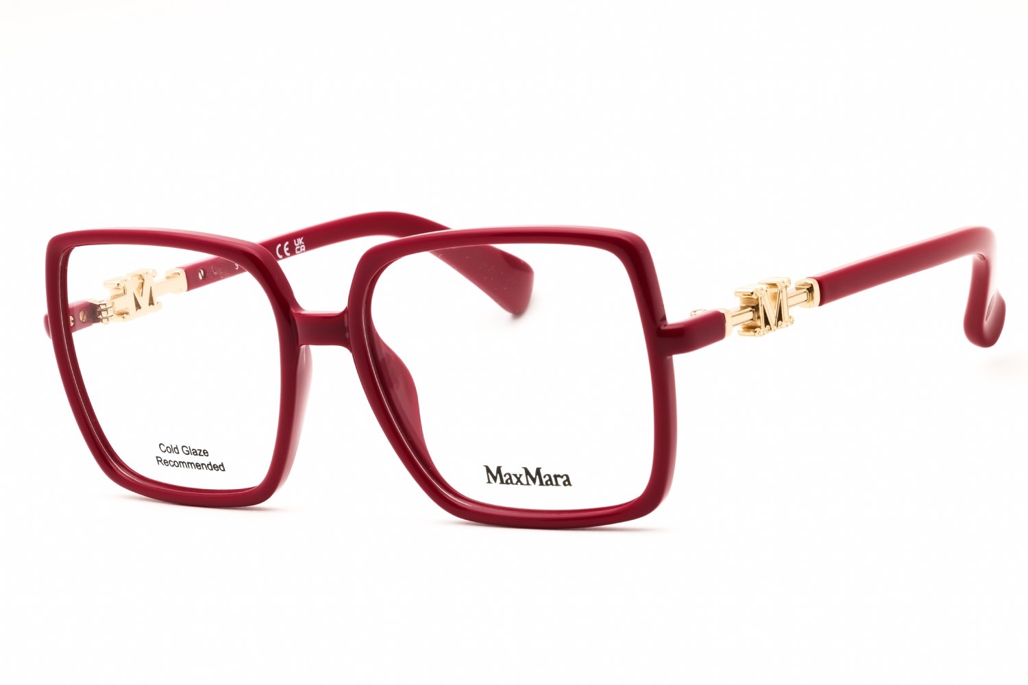 Max Mara MM5108-H shiny fuxia/clear demo lens 075 55-17-140 MM