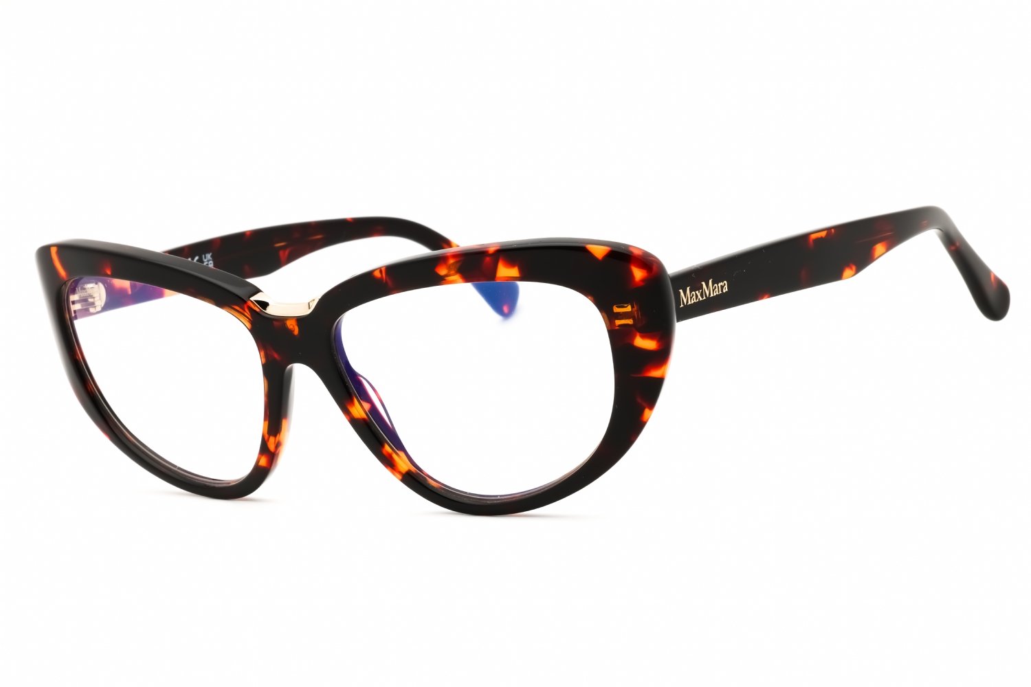 Max Mara MM5109-B dark havana/ clear demo lens 052 56-16-145 MM