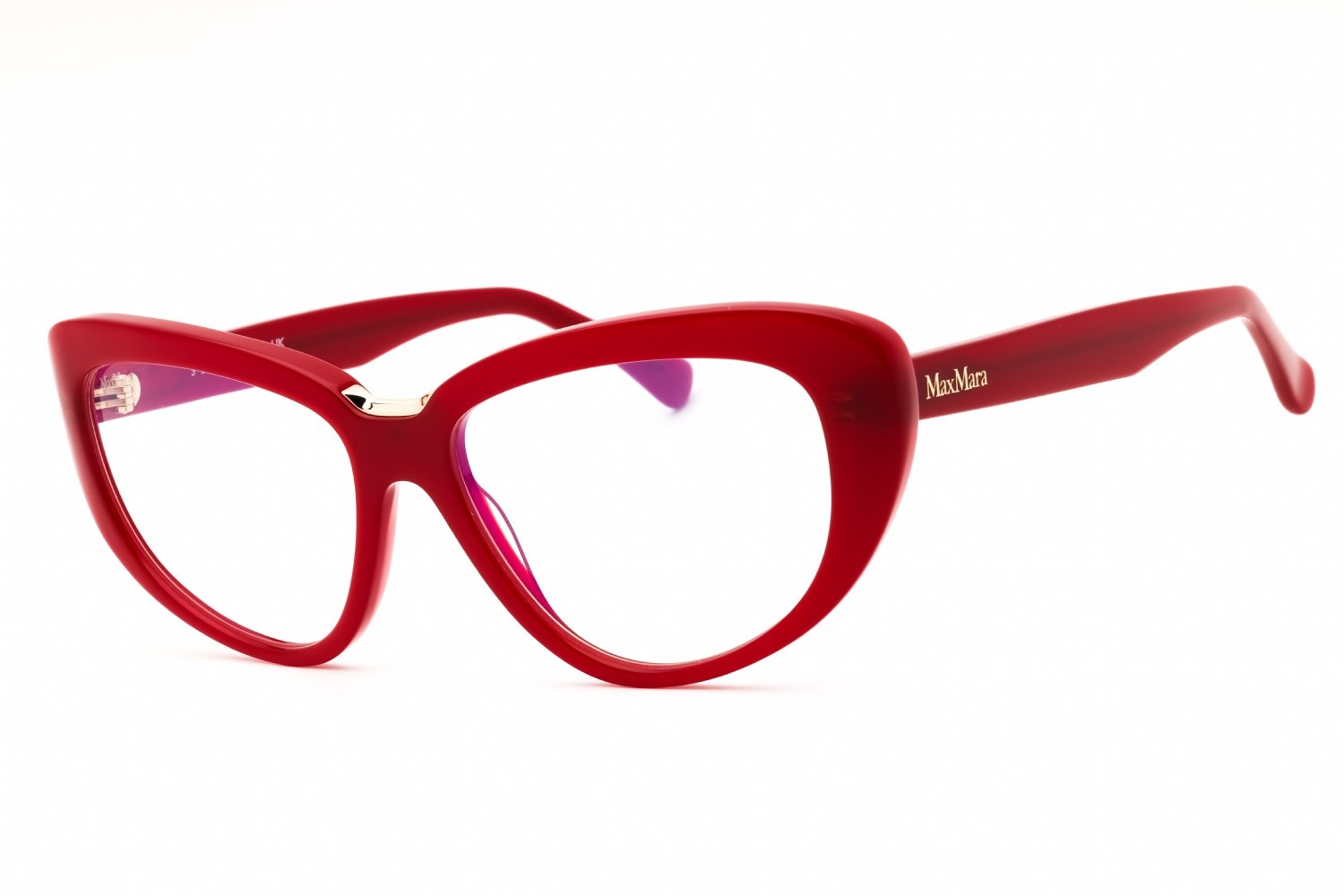 Max Mara MM5109-B shiny red/clear demo lens 066 56-16-145 MM