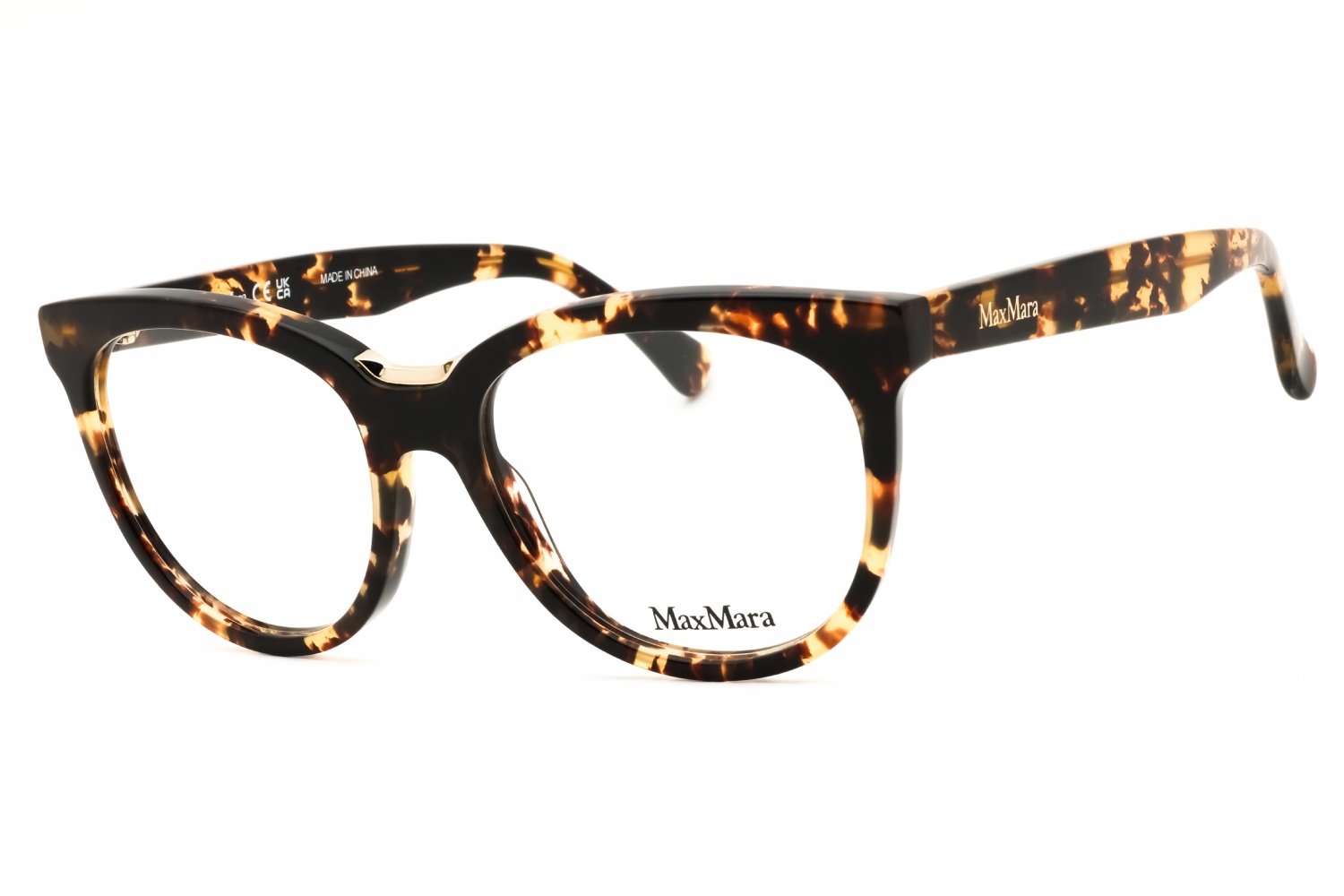 Max Mara MM5110 dark havana / clear demo lens 052 52X17X140