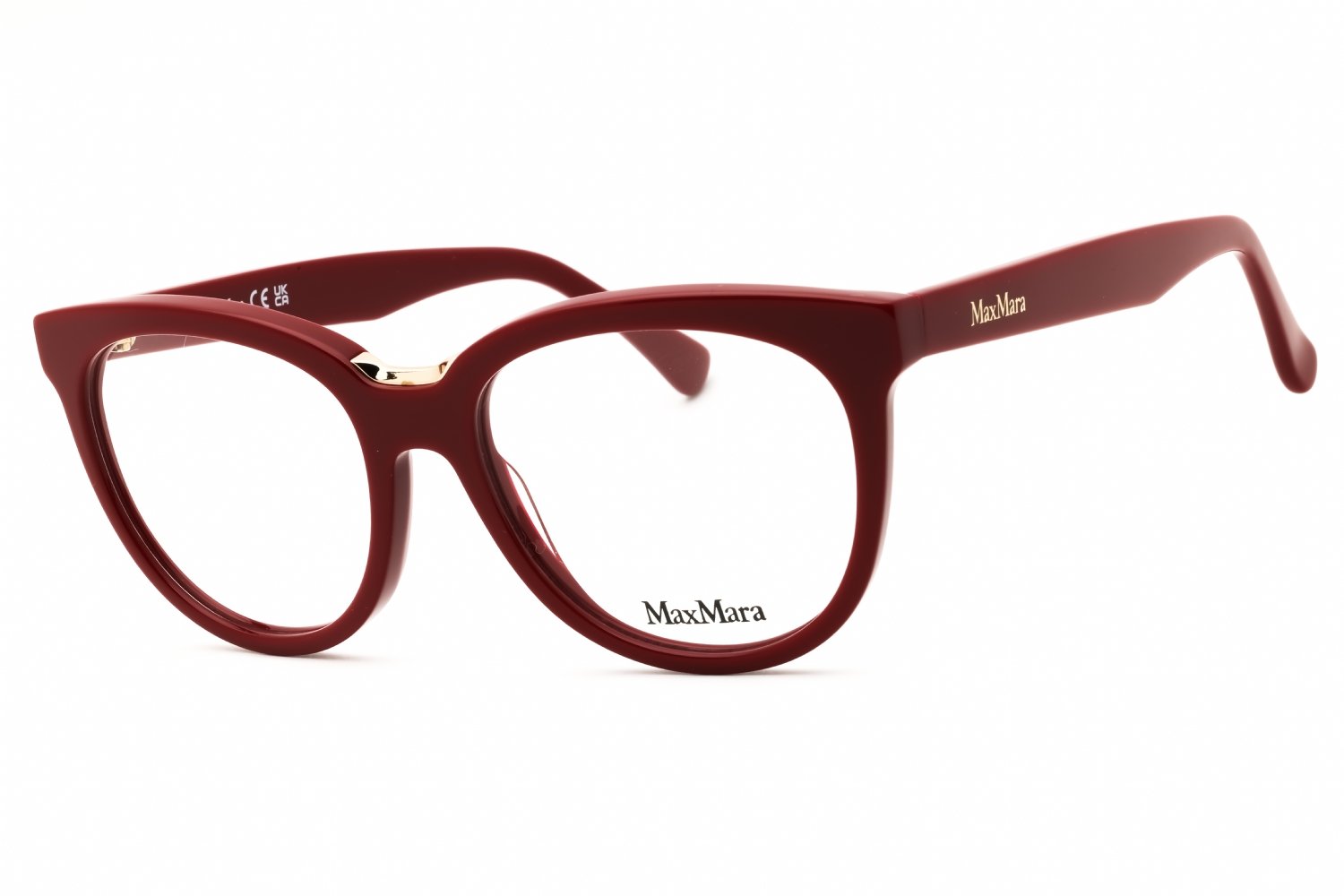 Max Mara MM5110 shiny red/Clear demo lens 066 52-17-140 MM