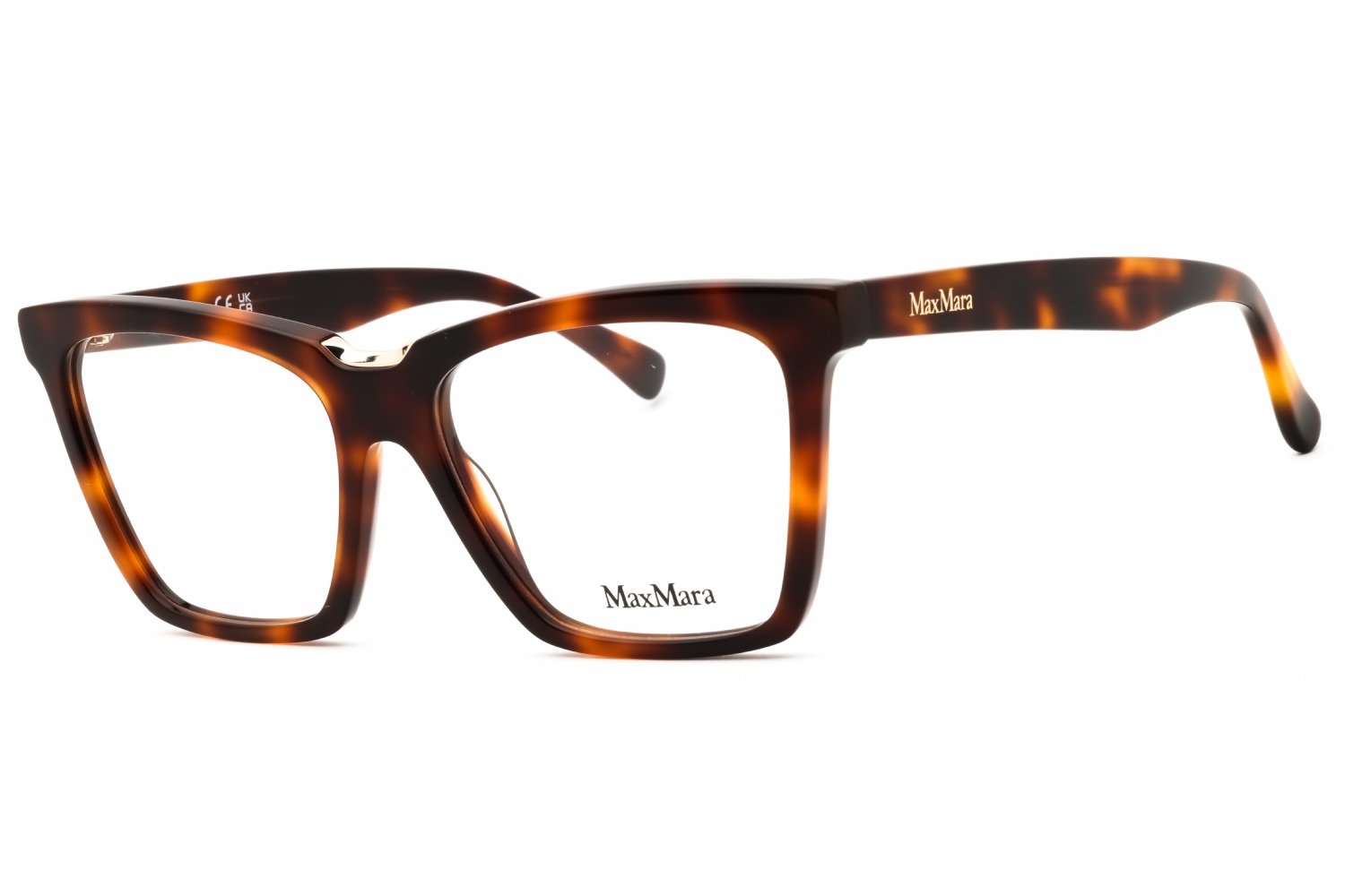 Max Mara MM5111 dark havana/clear demo lens 052 54-16-140 MM