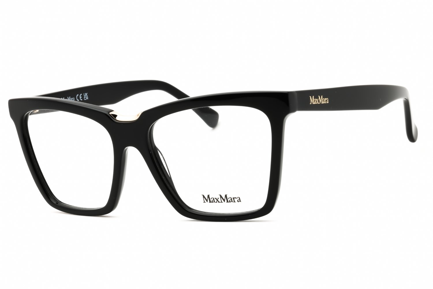 Max Mara MM5111 shiny black/clear demo lens 001 54-16-140 MM