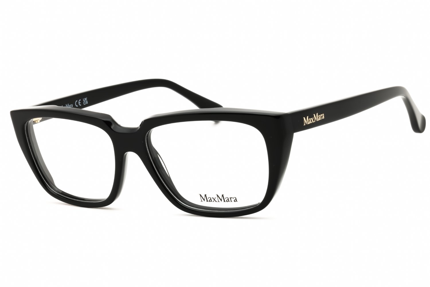 Max Mara MM5112 shiny black/Clear demo lens 001 54-15-140 MM