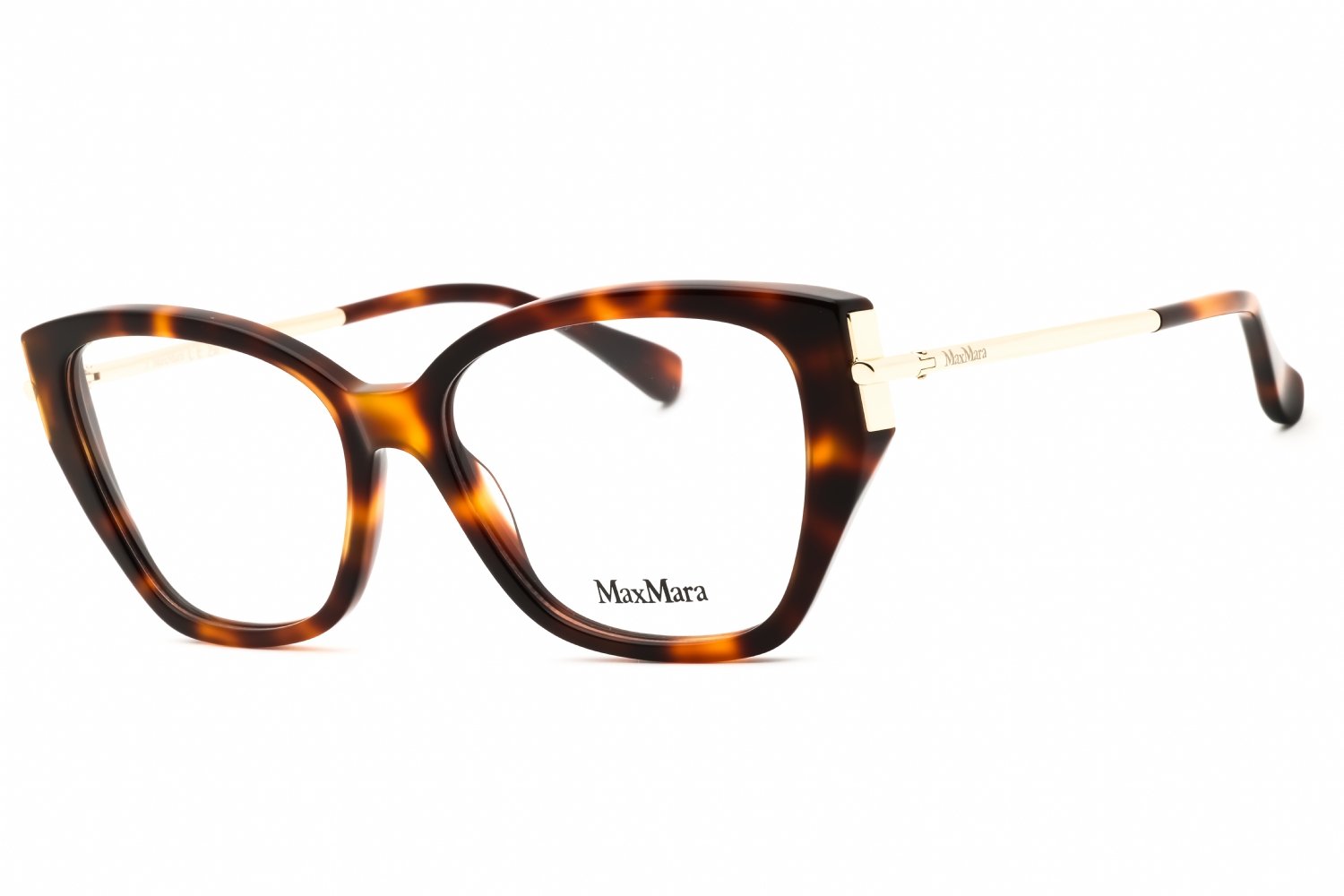 Max Mara MM5117 dark havana/clear demo lens 052 55-16-140 MM