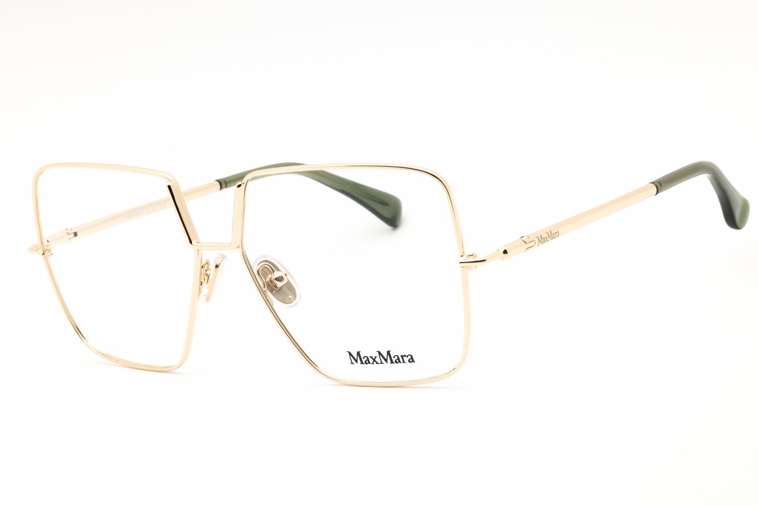 Max Mara MM5120 pale gold/clear demo lens 032 55-13-135 MM
