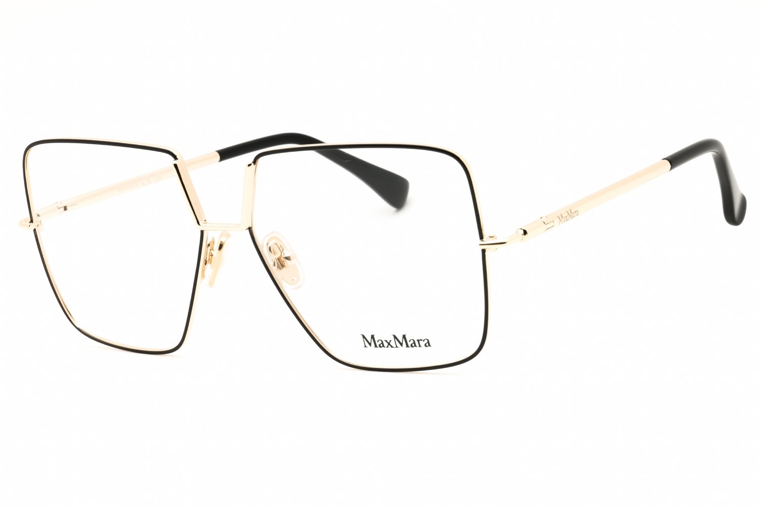Max Mara MM5120 shiny black/clear demo lens 001 55-13-135 MM