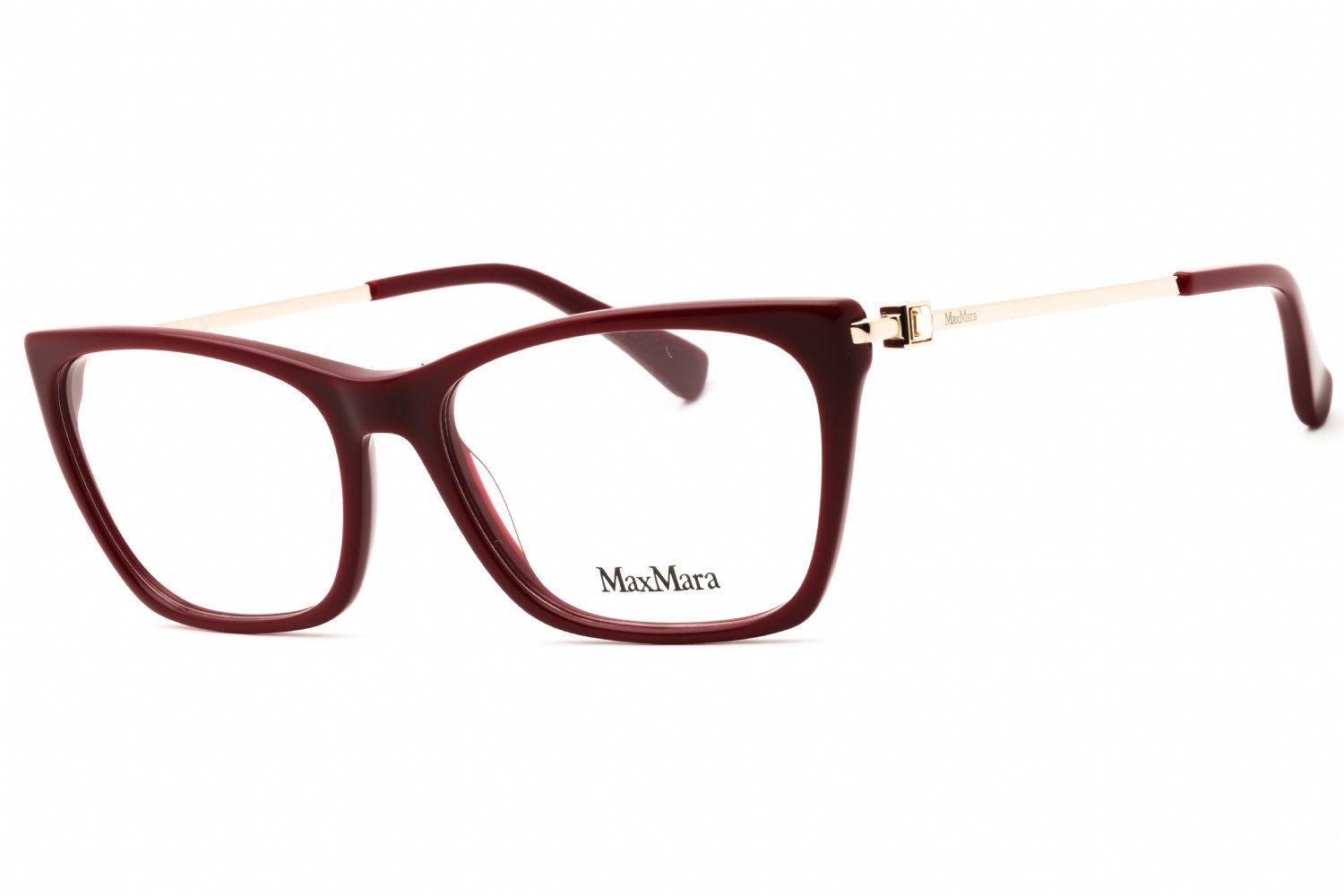 Max Mara MM5128 shiny bordeaux/clear demo lens 069 54-16-140 MM