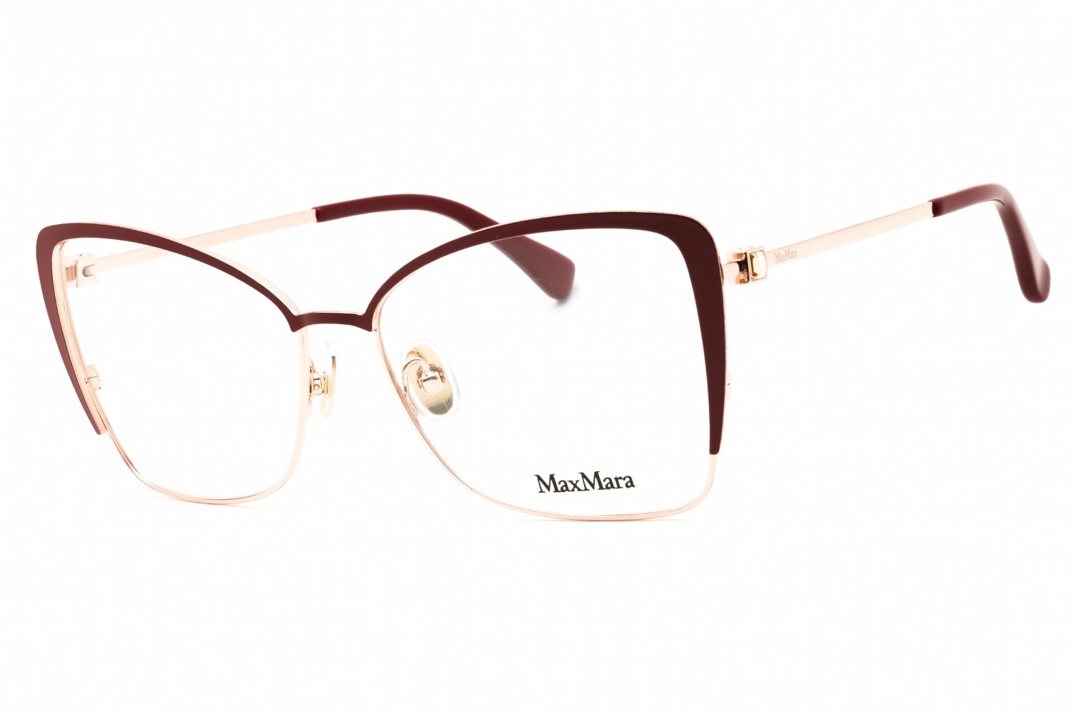 Max Mara MM5130 shiny red/clear demo lens 066 56-15-140 MM