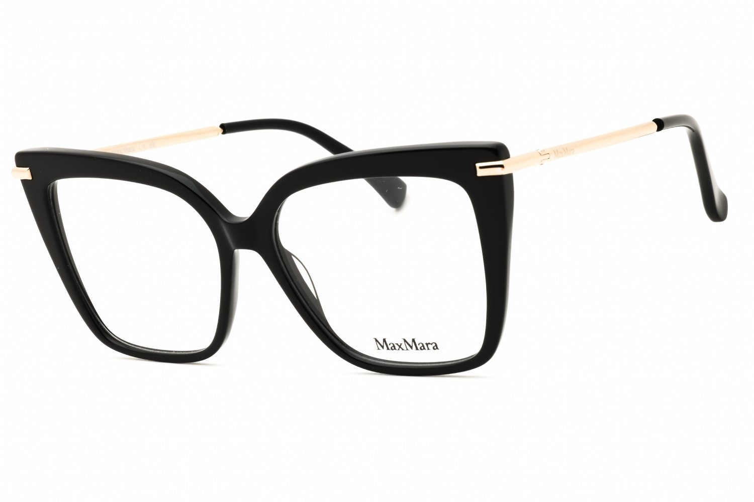 Max Mara MM5144 shiny black/clear demo lens 001 54X15X135