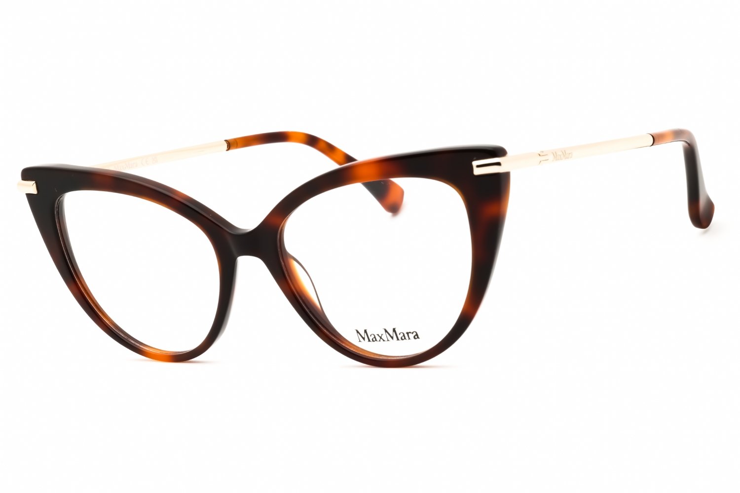 Max Mara MM5145 dark havana/clear demo lens 052 52-17-135 MM
