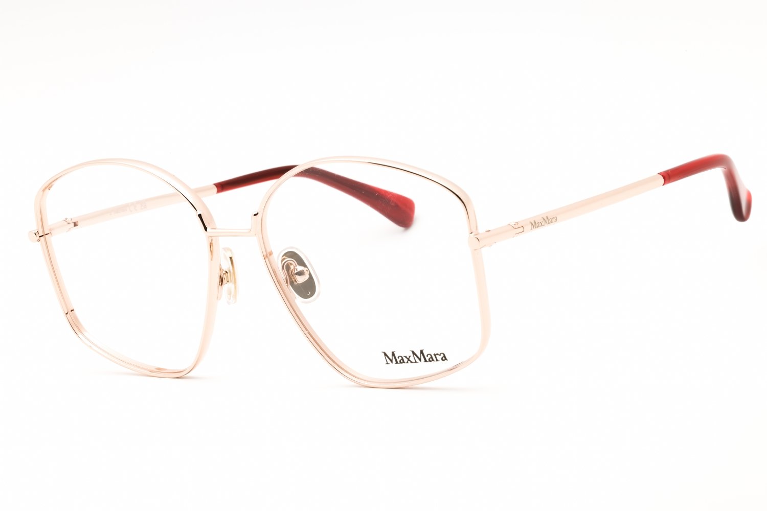 Max Mara MM5146 shiny rose gold/clear demo lens 028 56-15-140 MM