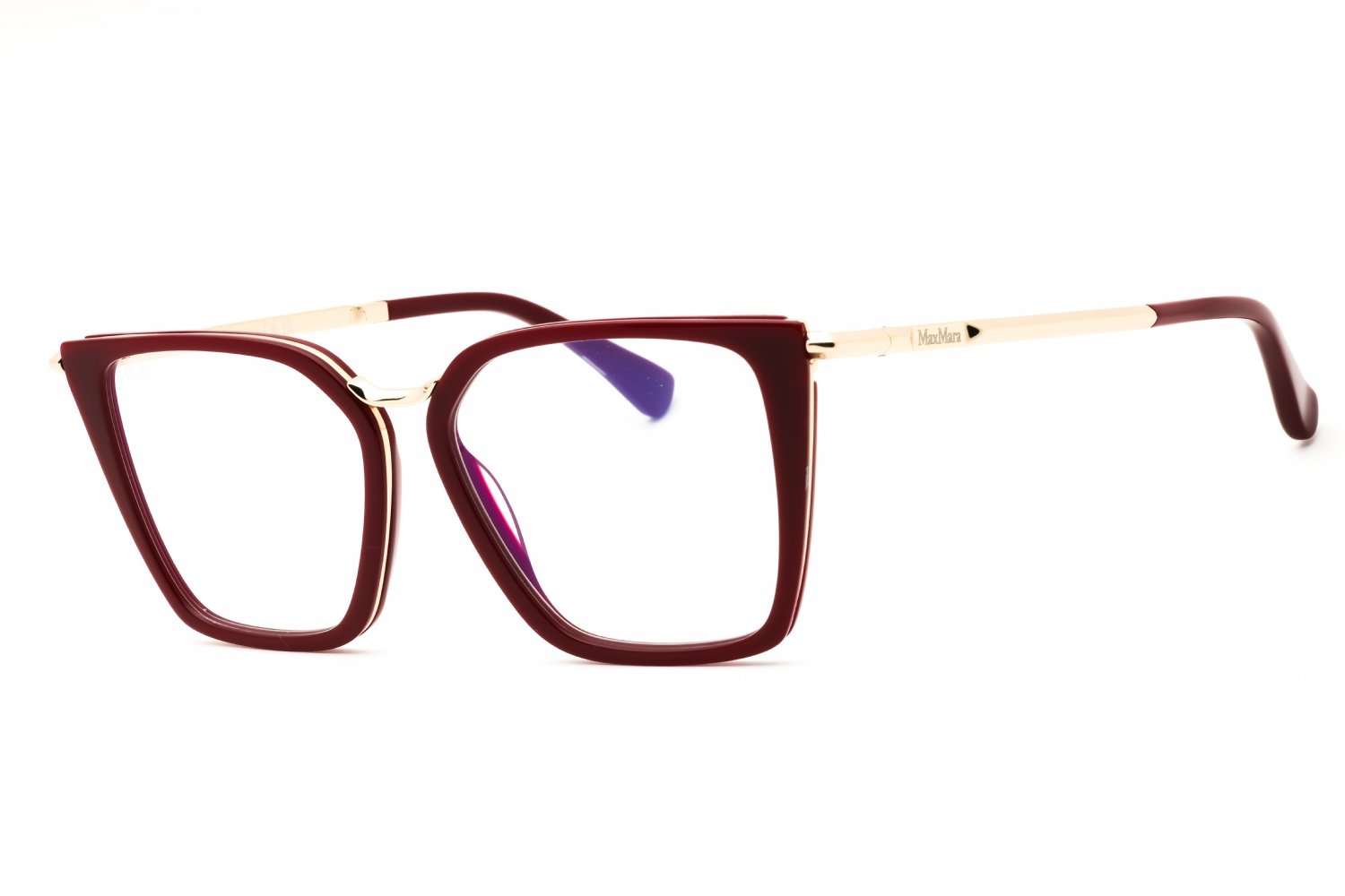 Max Mara MM5151-B shiny bordeaux/clear demo lens 069 52-14-140 MM