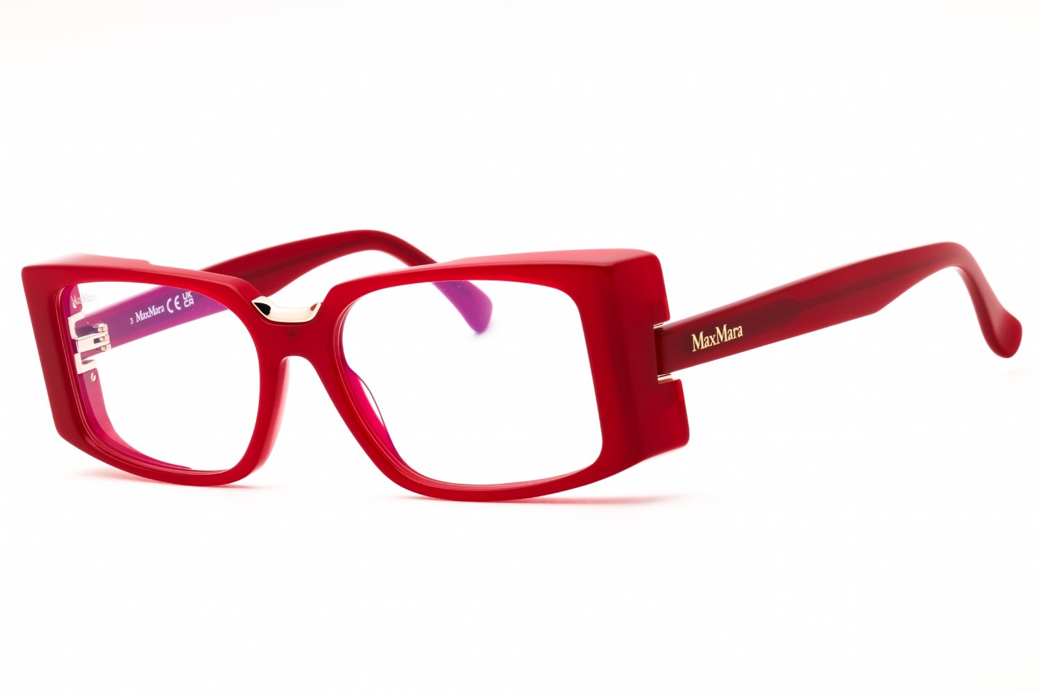 Max Mara MM5157-B shiny red/clear demo lens 066 54-16-140 MM