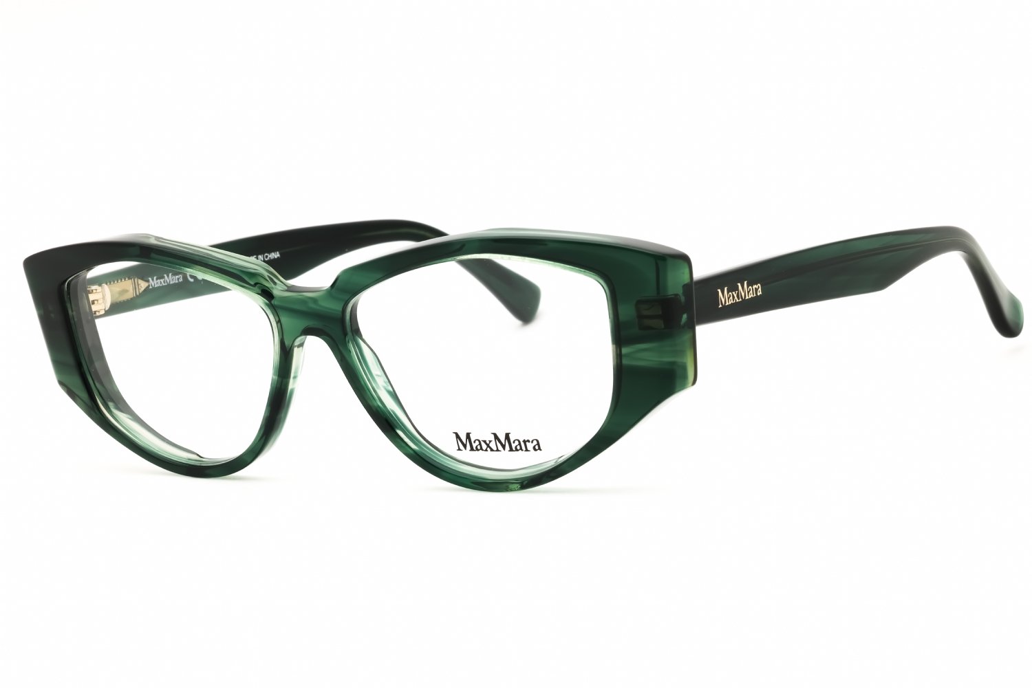Max Mara MM5159 dark green/other / clear demo lens 098 52X14X140
