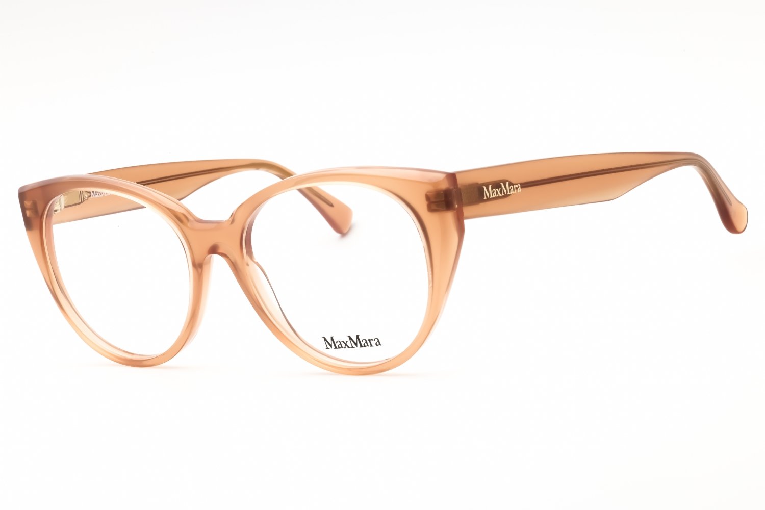 Max Mara MM5161 shiny light brown/clear demo lens 045 53-17-140 MM