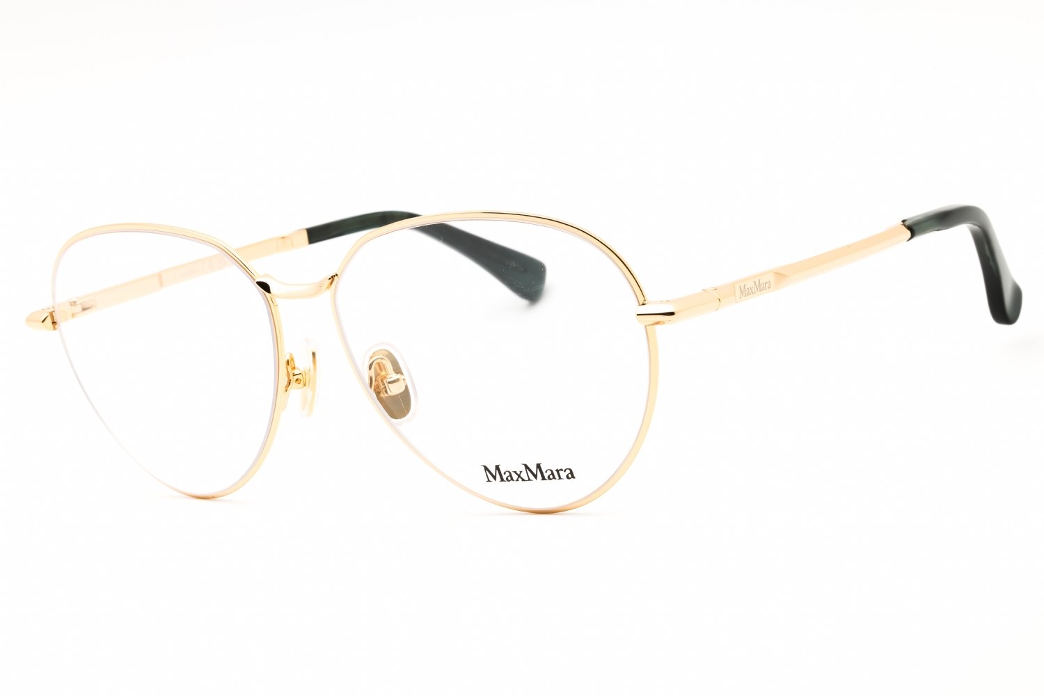 Max Mara MM5178 shiny deep gold/clear demo lens 030 56-14-140 MM