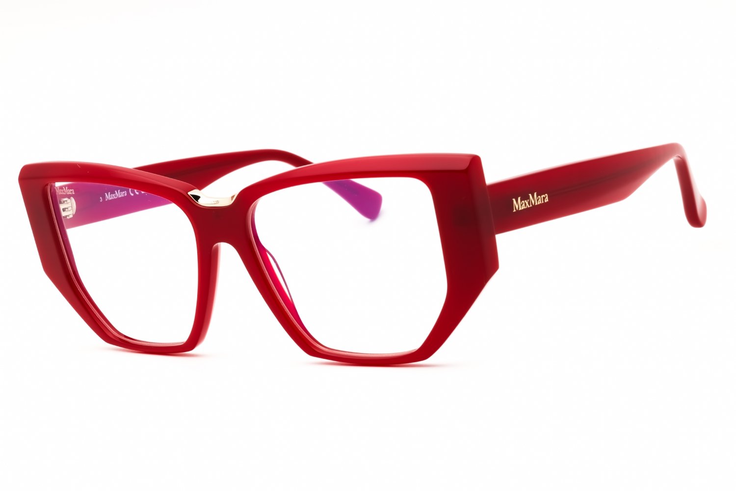 Max Mara MM5179-B shiny red/clear/blue-light block lens 066 54-15-140 MM