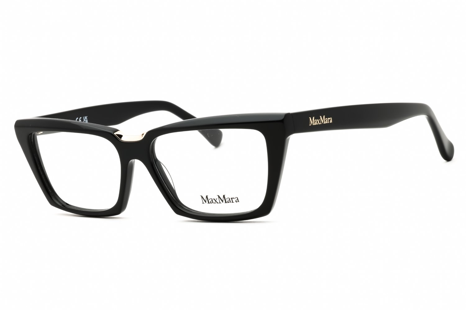 Max Mara MM5180 shiny black/clear demo lens 001 53-14-140 MM
