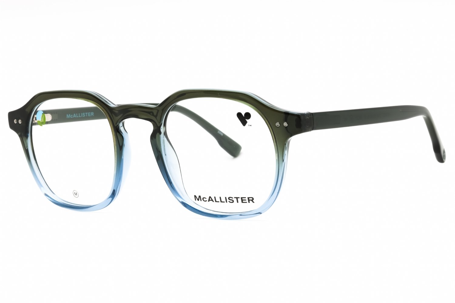 McAllister MC4535 OLIVE BLUE/Clear demo lens 310 48-21-140 MM
