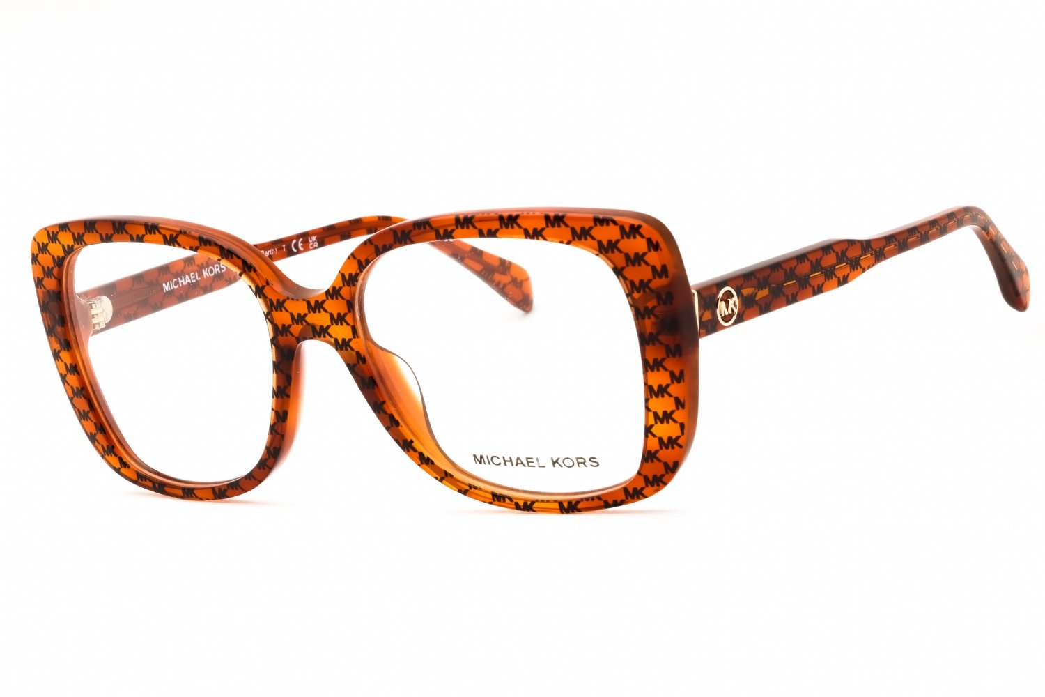 Michael Kors 0MK4104U Pattern Amber Mk Heritage/Clear Demo Lens 3555 53-18-140 MM