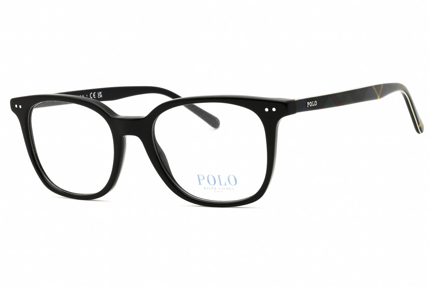 Polo Ralph Lauren 0PH2256 SHINY BLACK/Clear Demo lens 5518 53-19-145 MM
