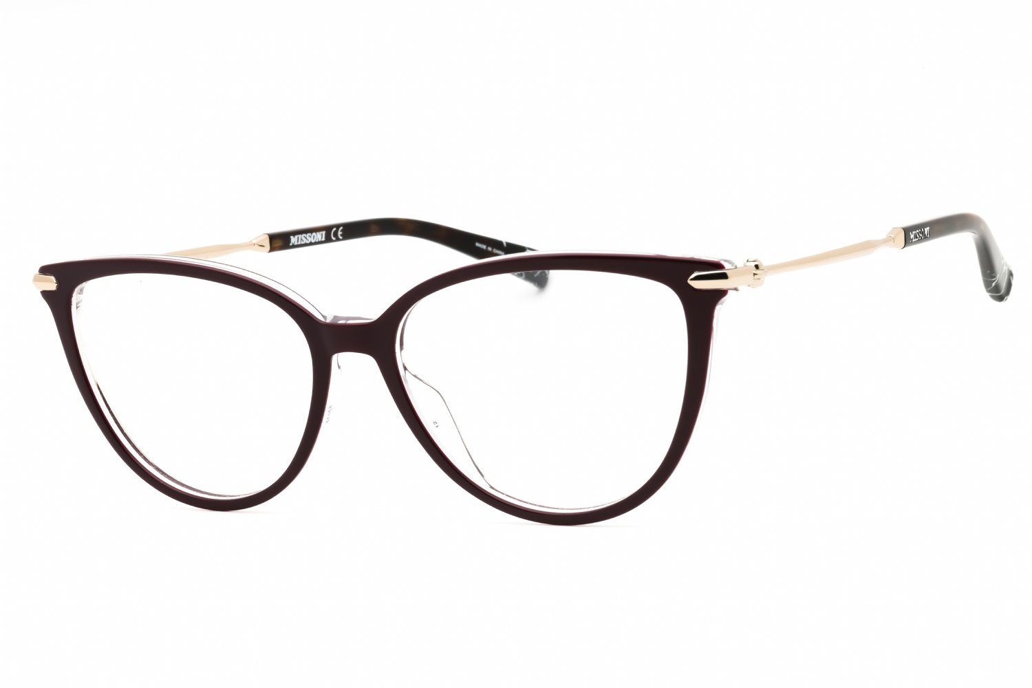 Missoni MIS 0057 BURGUNDY/Clear demo lens 0LHF 00 53-15-140 MM