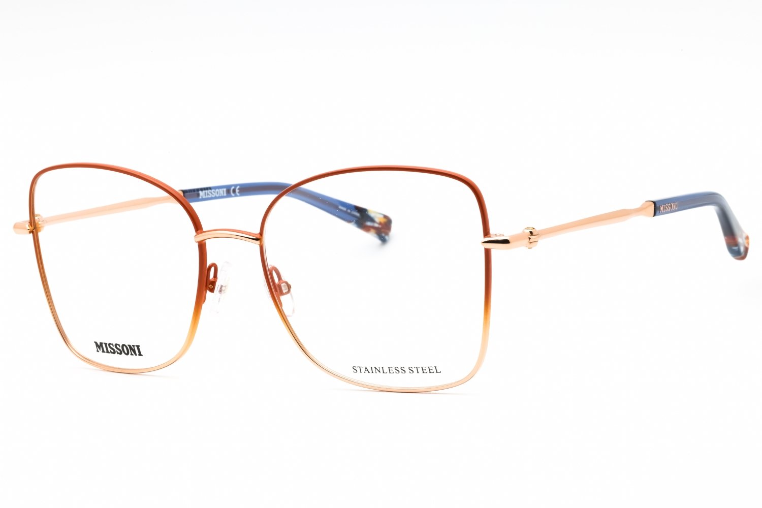 Missoni MIS 0098 BRICK GOLD/Clear demo lens 0BUH 00 55-17-140 MM