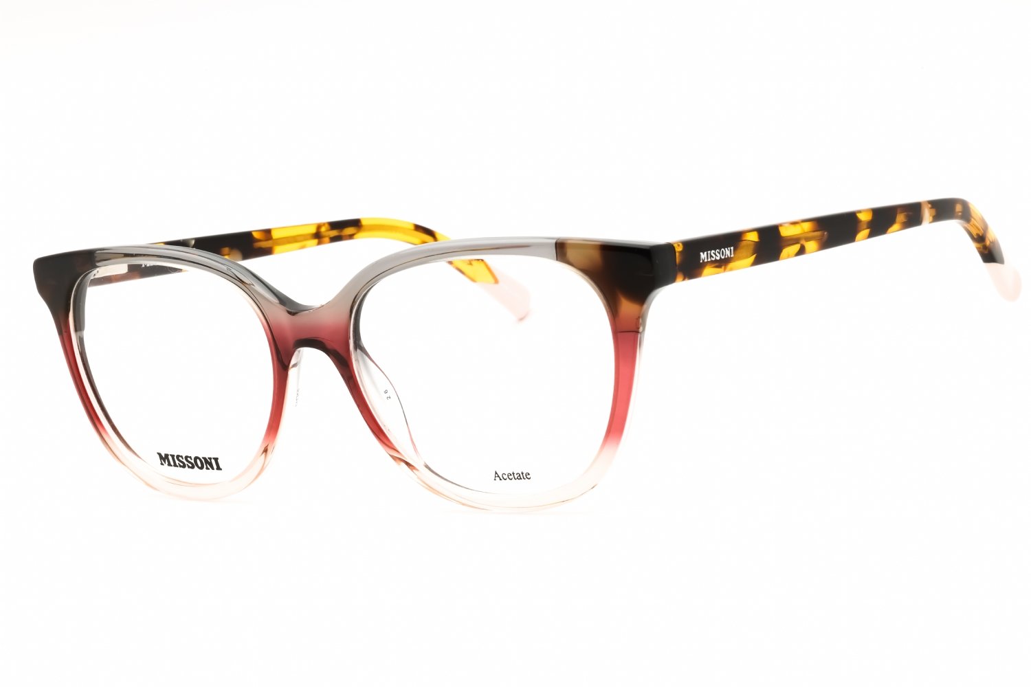 Missoni MIS 0100 SHD GREY PINK/clear demo lens 0HAQ 00 53-17-145 MM